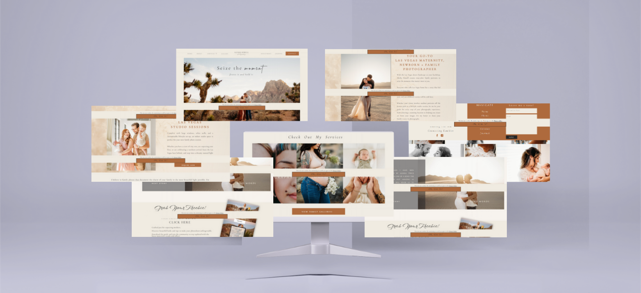 Responsive photography website design created with WordPress development and SEO‑optimized digital services